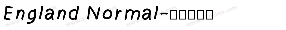 England Normal字体转换